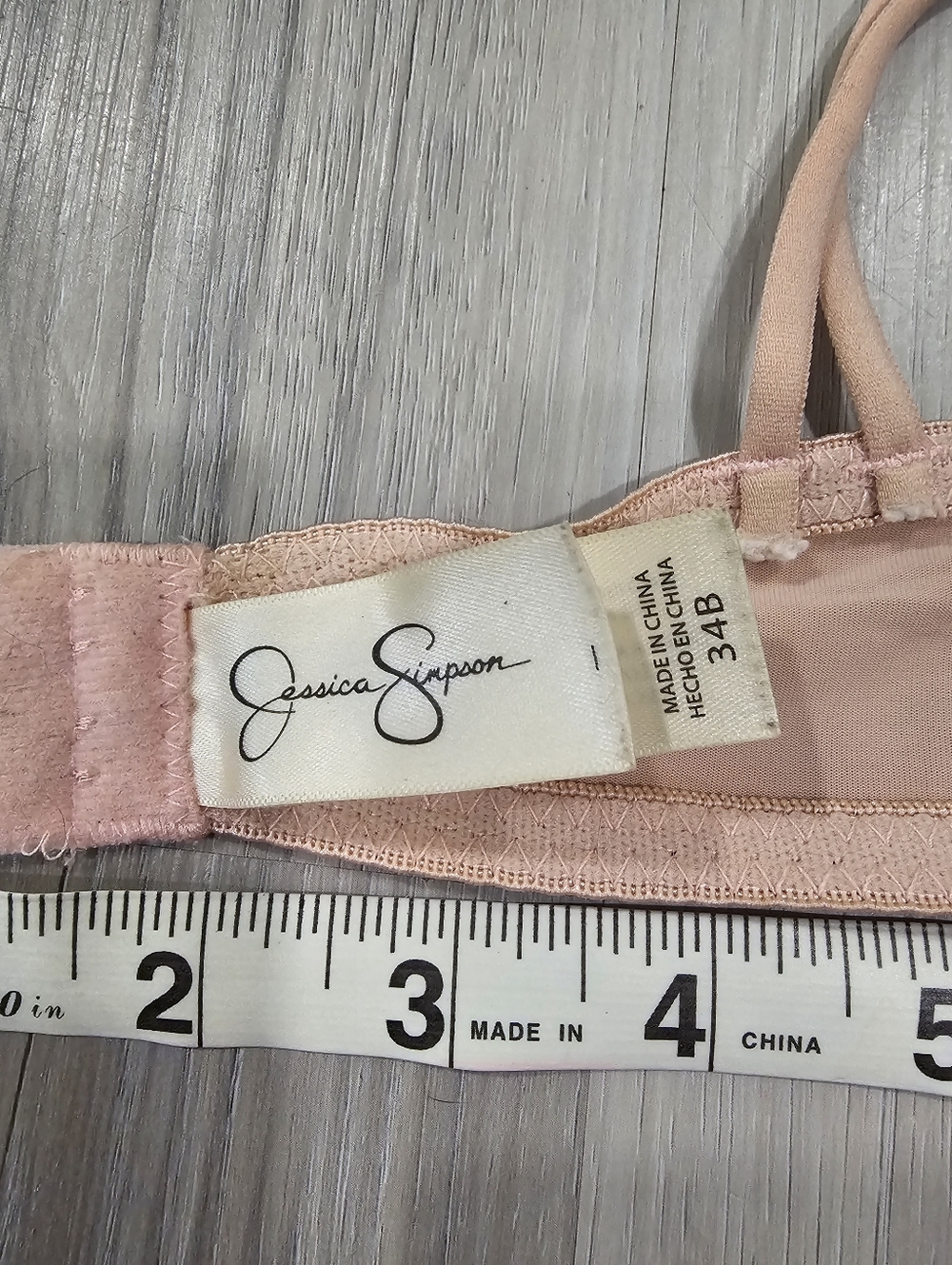 Jessica Simpson Seamless Light Pink Wireless T-Shirt Bra - Picture 2 of 9